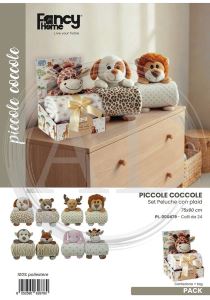 PLAID PELUCHE BABY PIC COCCOL FANCY HOME