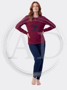 PIGIAMA LP6121 LUNGO DONNA LOTTO