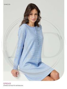 CAMICIA DA NOTTE GP6143 DONNA GRANCHIO