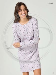 CAMICIA DA NOTTE GP6146 DONNA GRANCHIO