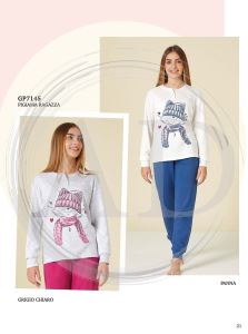 PIGIAMA GP7145 RAGAZZA LUNGO GRANCHIO