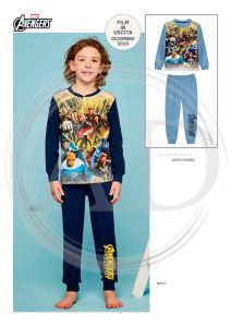 PIGIAMA MV40M7806 LUNGO AVENGERS SABOR