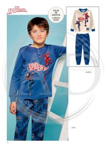 PIGIAMA MV40M7823 LUNGO SPIDERMAN SABOR
