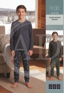 PIGIAMA BG3630 RAGAZZO LUNGO FANCY HOME