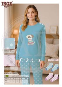 PIGIAMA MII2790 LUNGO DONNA IRGE