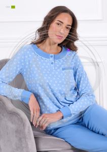 PIGIAMA DONNA ODC772 LUNGO ORONERO