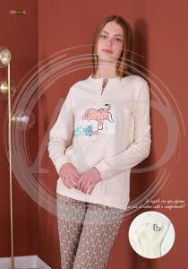 PIGIAMA RAGAZZA OD682G LUNGO ORONERO